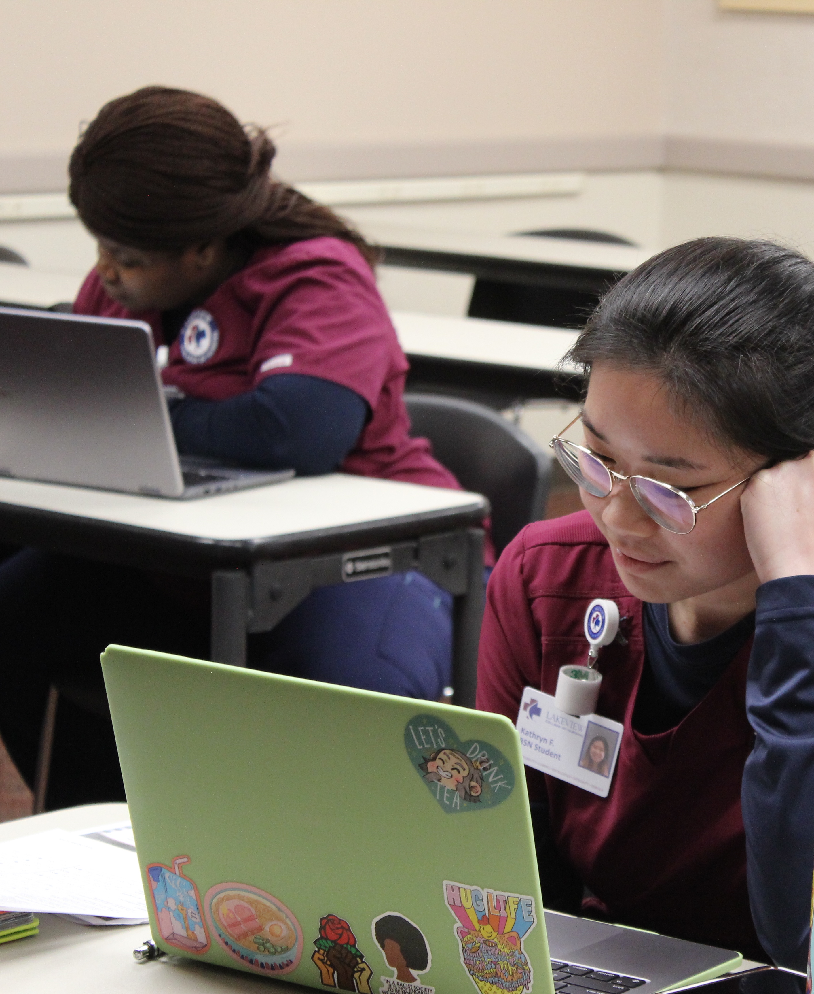 Students with Laptops